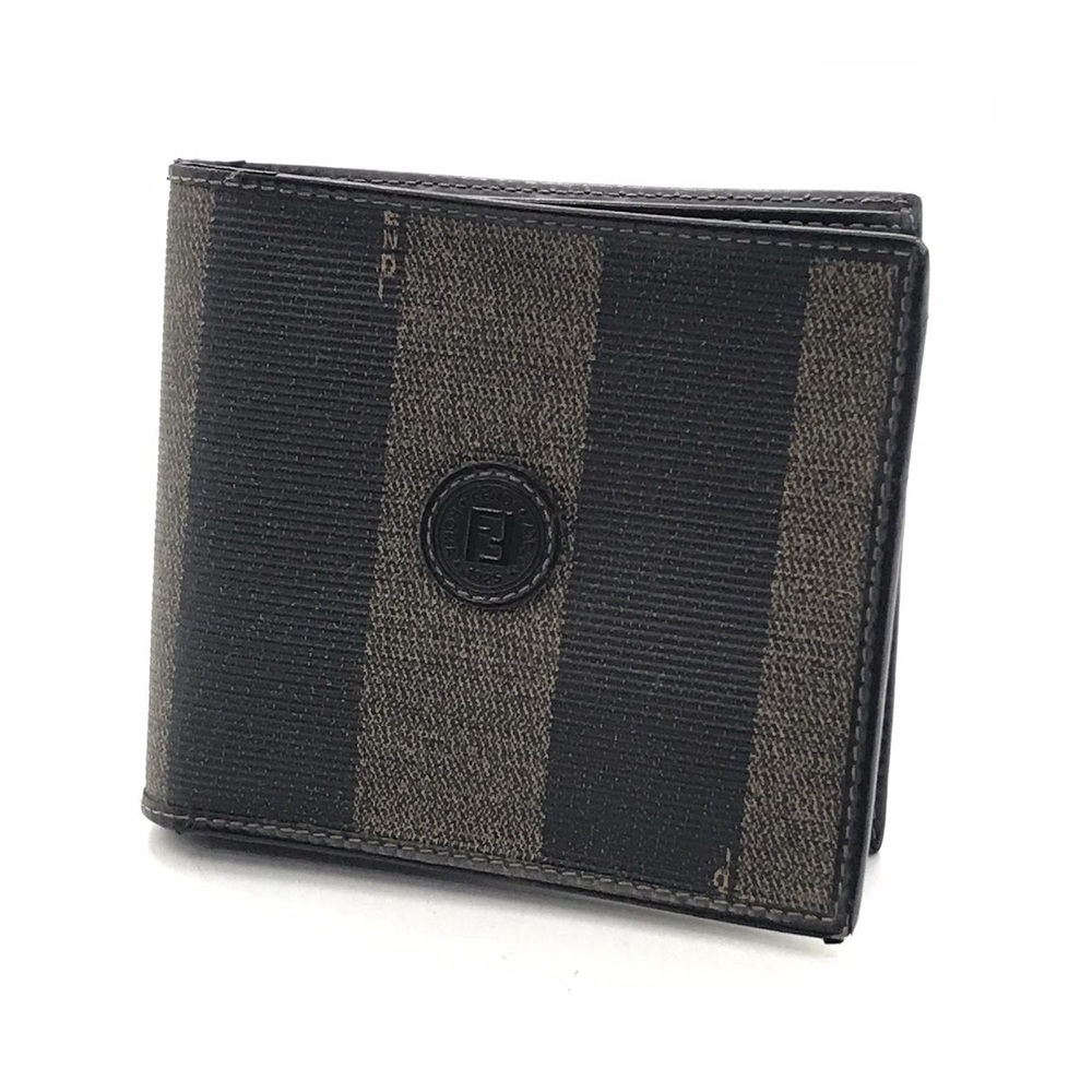 Fendi Bi fold Wallet Brown